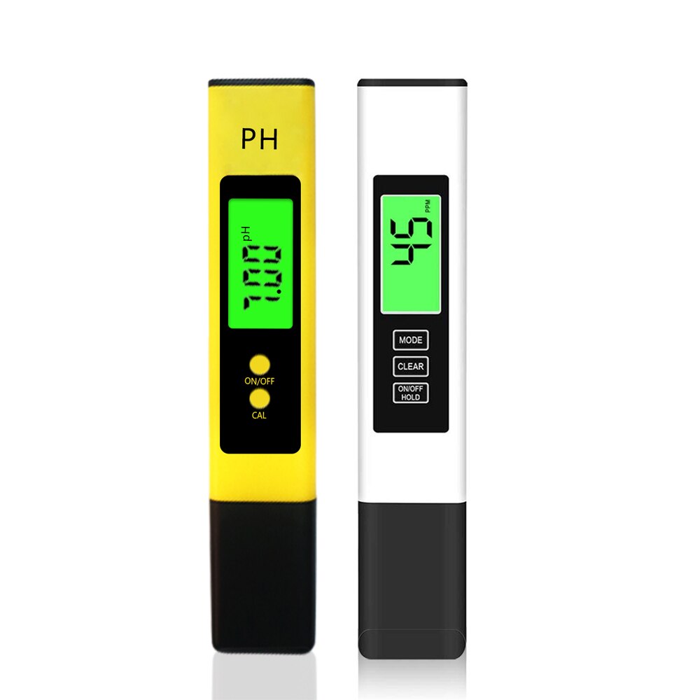 Ph Tester Digitale Ppm Digitale Water Tester Pen Soort Ph Meter Uitlezing Nauwkeurigheid 3-In-1 Ph En tds Ec Temperatuur Meter: PH02SY And TDSW