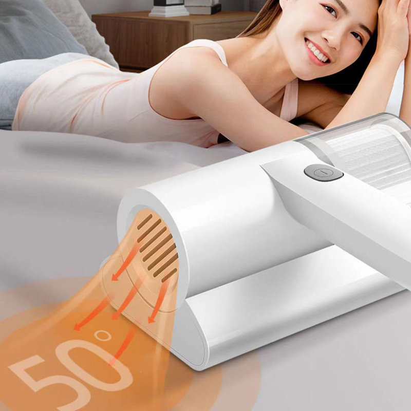 USB Rechargeable Mite Remover Brush for Bed Quilt Cold light acaricide disinfection Vacuum Cleaner 10000PA Suction