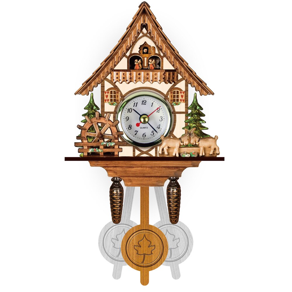 Luxury Cuckoo Wall Clock Vintage Silent Nordic Retro 3d Watches Clocks Wall Home Decor Home Living Room Decoration Ideas: CM005