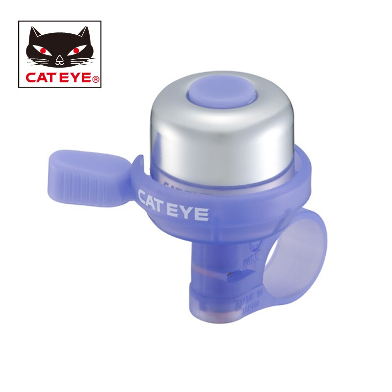 Cateye cykelklokke mtb landevejscykel kobber 90db horn klokke 2.2-25.4 mm styr klokkehorn lyder luftalarm ringer klokker pb -1000: Drue