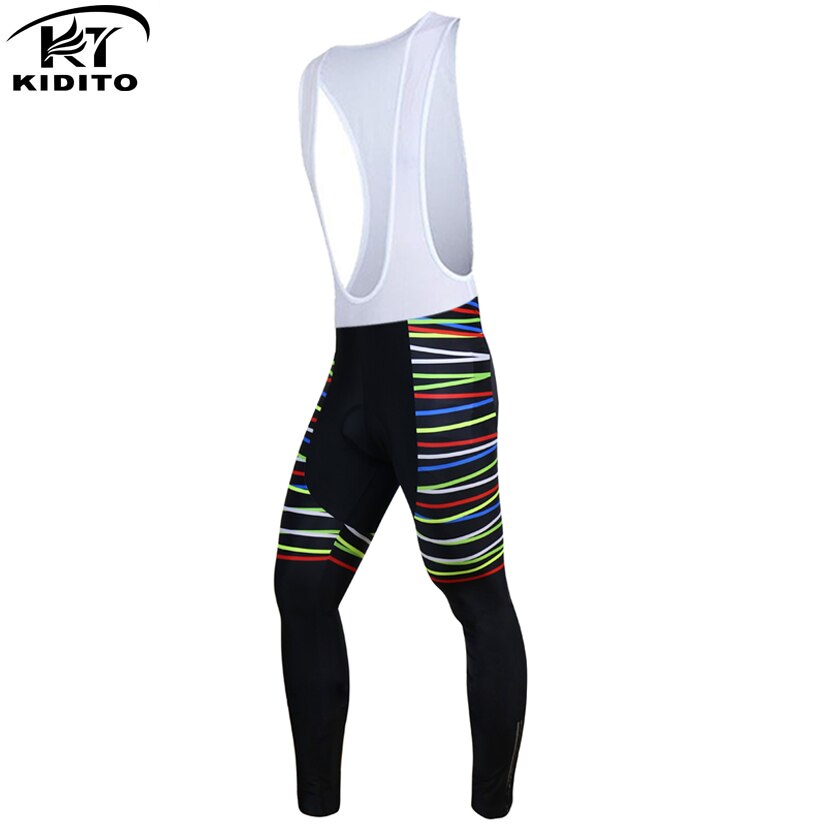 Kiditokt pro schokbestendige fietsbroek herfst fietsbroek met 3d gel gevoerde racefietsbroeken voor mtb's: Bibbroek / Xl