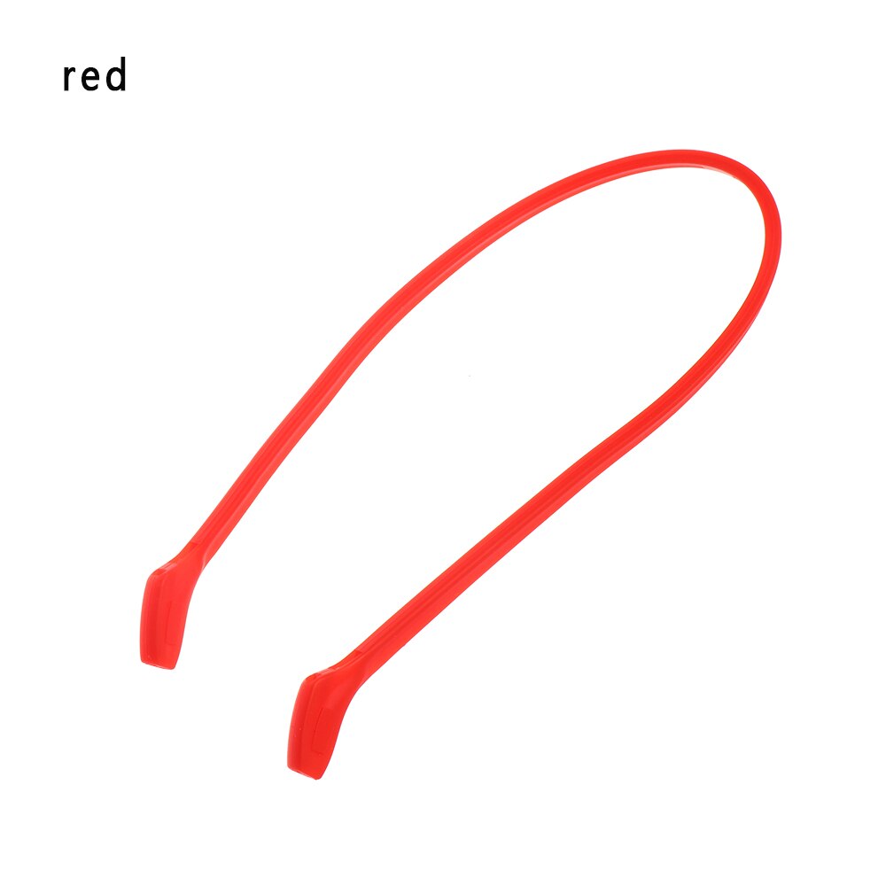 1PC Silikon Brillen Schlüsselband Gläser Kette Sonnenbrillen Band Sport Band Kabel Halfter Für freundlicher Erwachsene Auge Zubehör: A-45cm rot