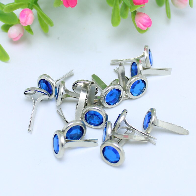 100Pcs 12*8mm Diamond Two-leg rivets Clothing leat... – Grandado