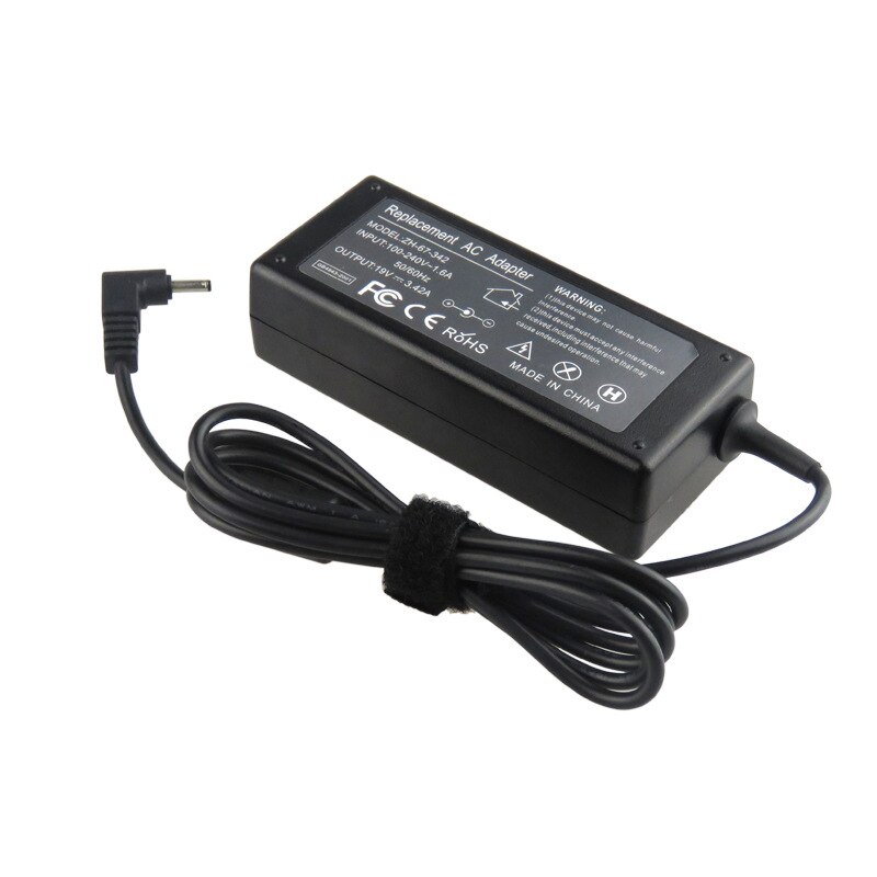 Replacement AC Charger 19V 3.42A 65W for Acer Chromebook C720 C720P C740 C910 CB3-532 CB5-571 CB3-131 Power Supply Cord