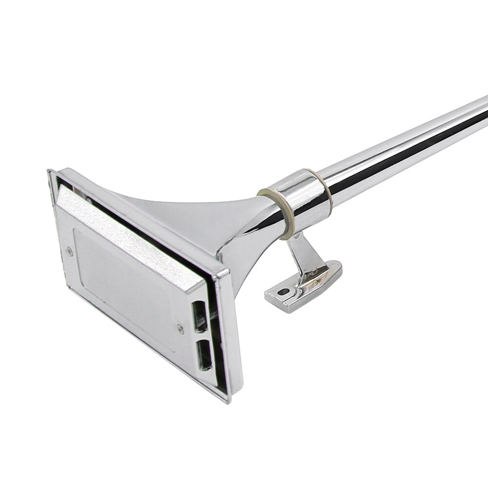 Klaxon d'air de camion Semi carré de trompette simple superbe 12V/24V avec le tuyau de commande électrique de Valve pièces de rechange de voiture de 640MM