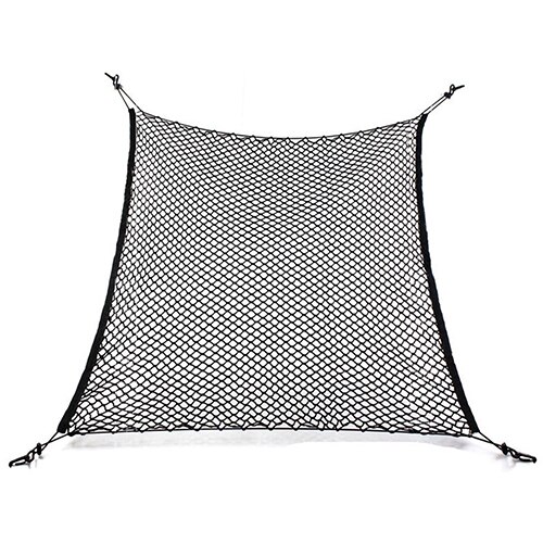 Universal bil bagagerum bag last organizer opbevaring elastisk mesh net holder 4 kroge