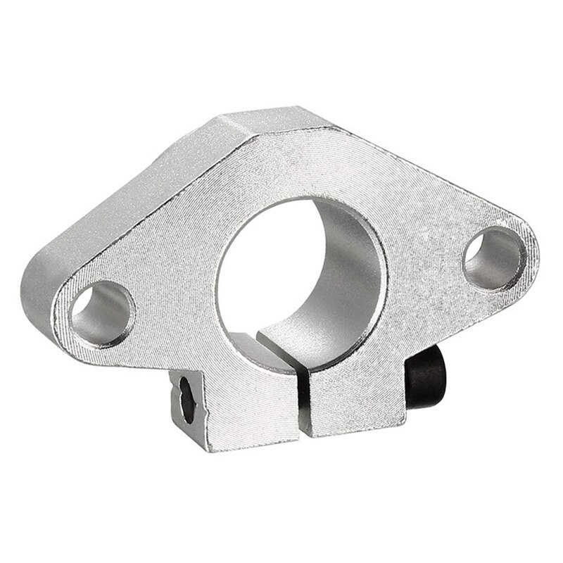 Support de guidage de Rail de tige de serrage de Rail de mouvement linéaire pour arbre de diamètre de 20mm, aluminium (4 pièces SHF20)