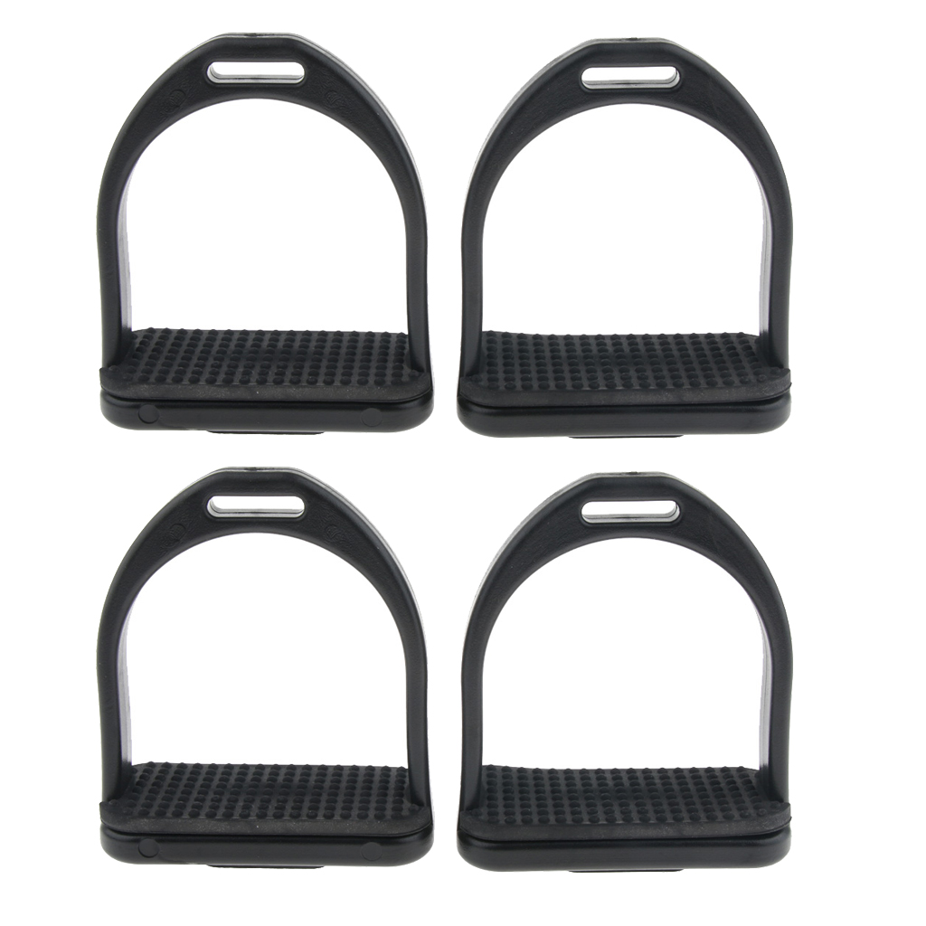 2 pares de estribos de caballo inglés, estribos de caballo, estribos dobles articulados, chico adulto