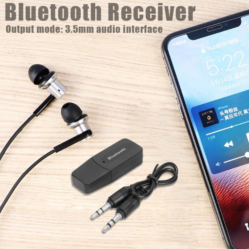 3,5mm AUX USB kabellos Stereo Audio- Empfänger Auto A2DP Bluetooth Dongle Adapter Aktualisierung Schema für Verlustfreie Wiedergabe