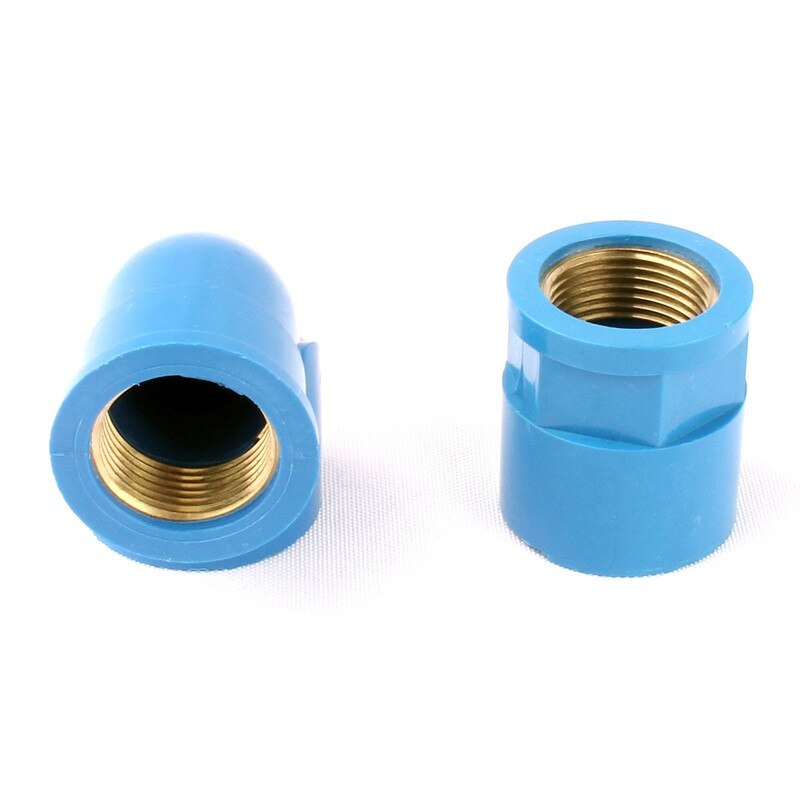 Copper G 3/4'' Female To 32mm Reducing Straight/90 Degree Elbow Pipe Connectors Blue Tube Joint Garden Irrigation Pipe Fittings