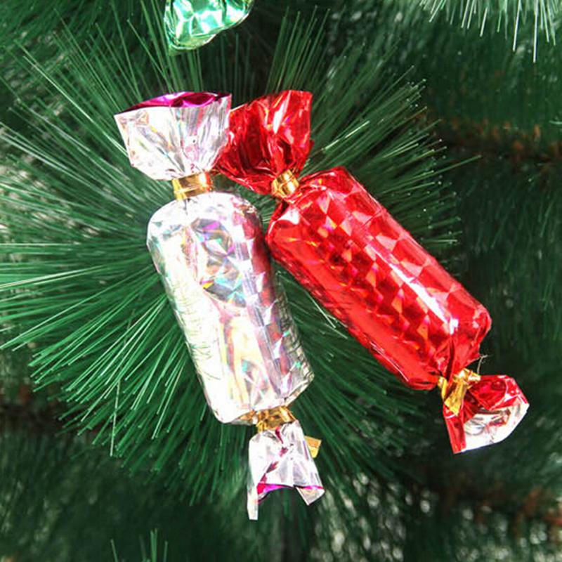 Jul hengende baller godteri form juletre kuler ball fest dekorasjon ornament forsyninger 12 stk