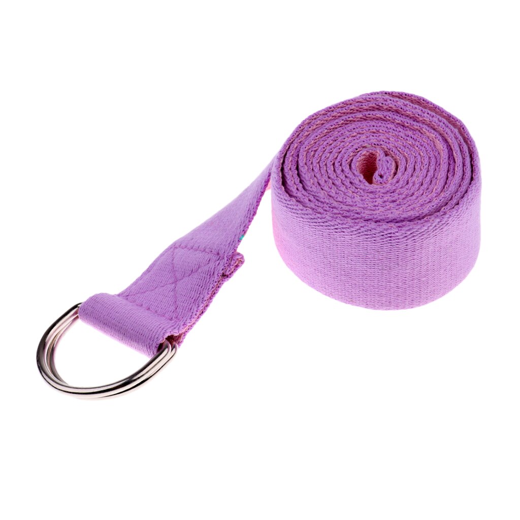 Correa de Yoga para ejercicio físico, anillo en D ajustable de 183cm para estiramiento, flexibilidad y entrenamiento físico para mujeres y hombres