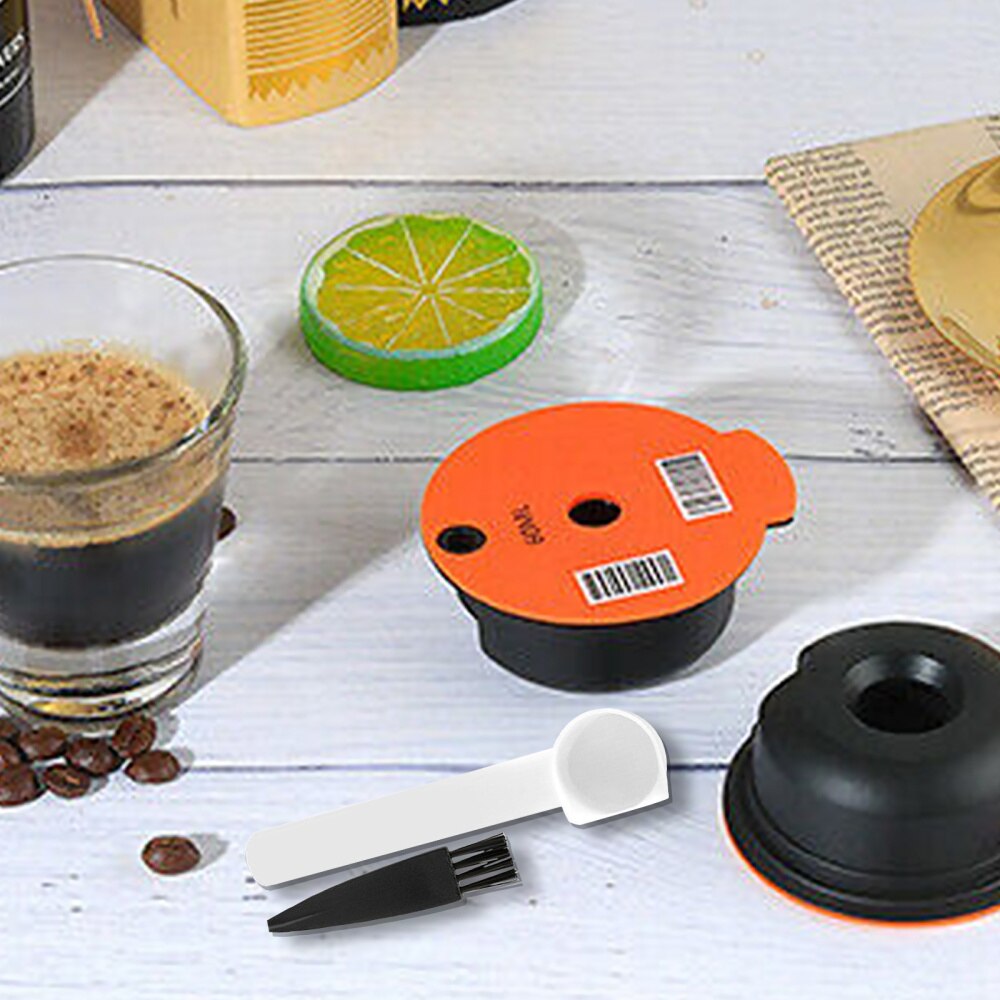 Refillable Coffee Capsules Compatible for Bosch-s Tassimoo Tas Maker Reusable Coffee Capsule Pod 60/180ML Crema Maker BPA Free