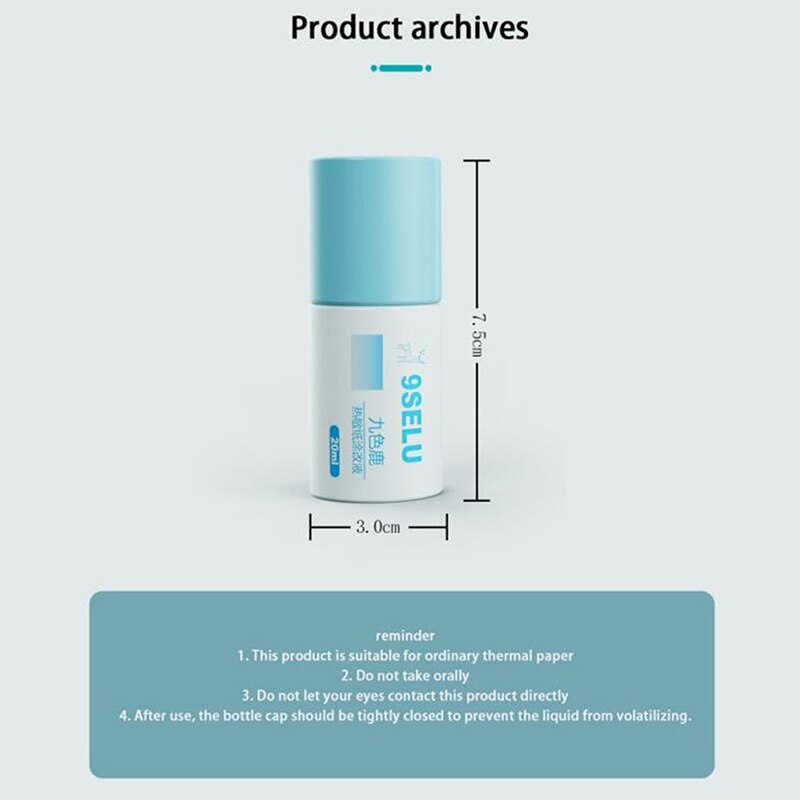 10ml/20ml masking fluid correction fluid Thermal Paper Data Protection Fluid Application Glue Stick Material PVC Stick