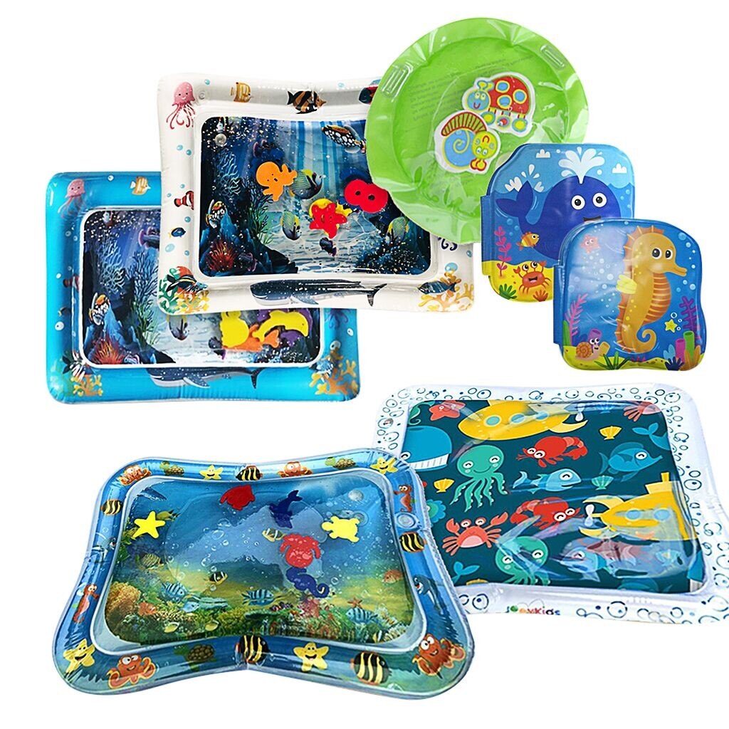Inflatable Baby Water Mat Fun Activity Play Center for Children & Infants Time kawaii Toddler Fun Activity Skills Play Center: Default Title