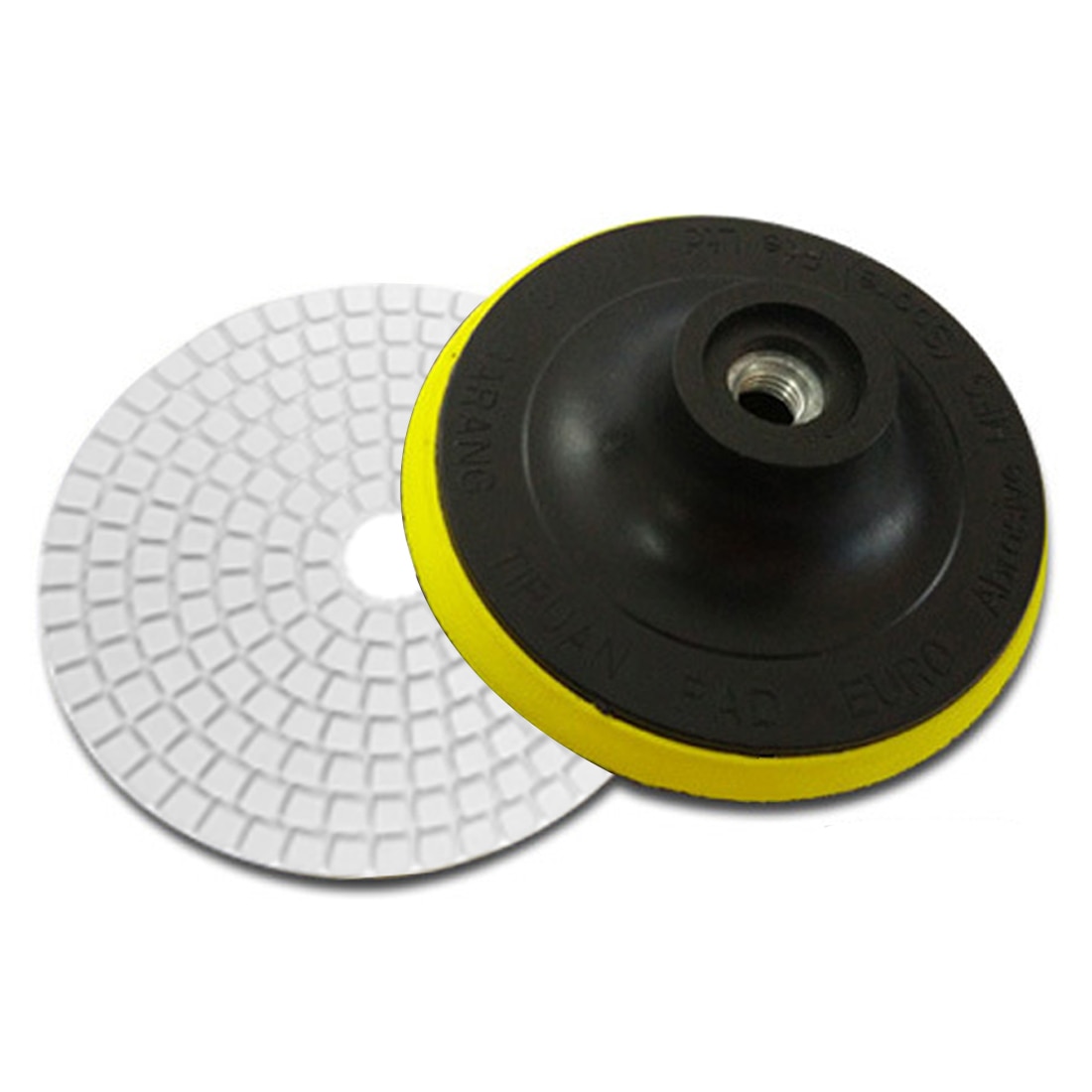 Diamant våd/tør polsk puder slibeskive marmor granit polermaskine fleksibel sten keramisk flise bond fade slibemaskine 80/ 100mm