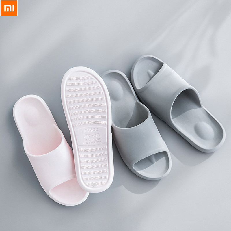 Xiaomi Leisure Bathroom Home Men Woman Slippers Dust-proof Non-slip Soft Bottom Bathing Flip Flop Lightweight Sandals