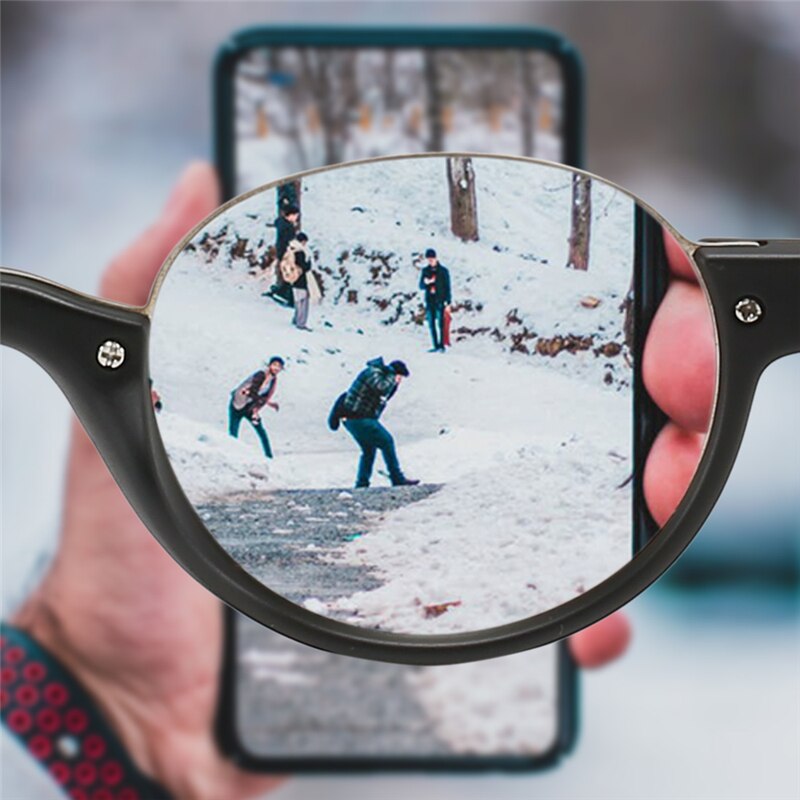 VCKA Round Half-frame Reading Glasses women Men Ultra Light Portable Personality Comfortable Presbyopic Eyewear +1.00 to +4.00