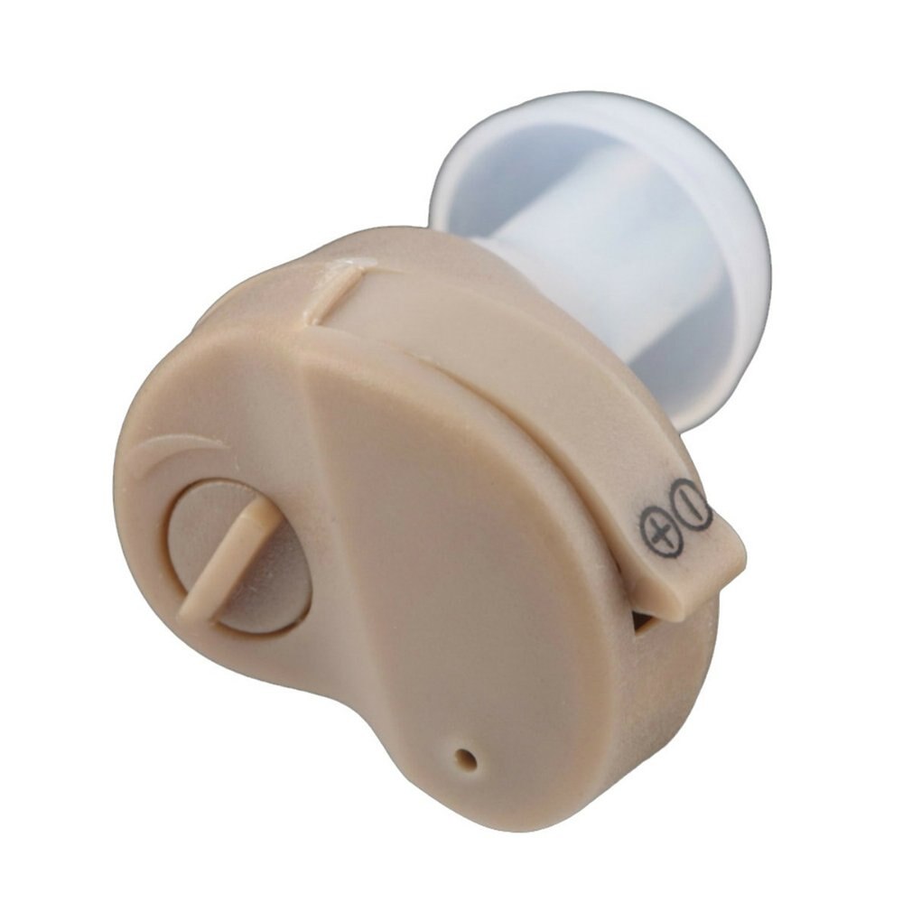 Mini audífono pequeño y ligero para ancianos y adultos, amplificador de sonido Invisible, 2 piezas