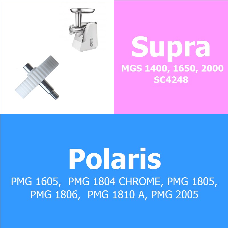 2 stücke Getriebe Ersatzteile für Fleischwolf Kunststoff Fleischwolf Rad MDY-35 für Polaris pmg Supra Küchengerät