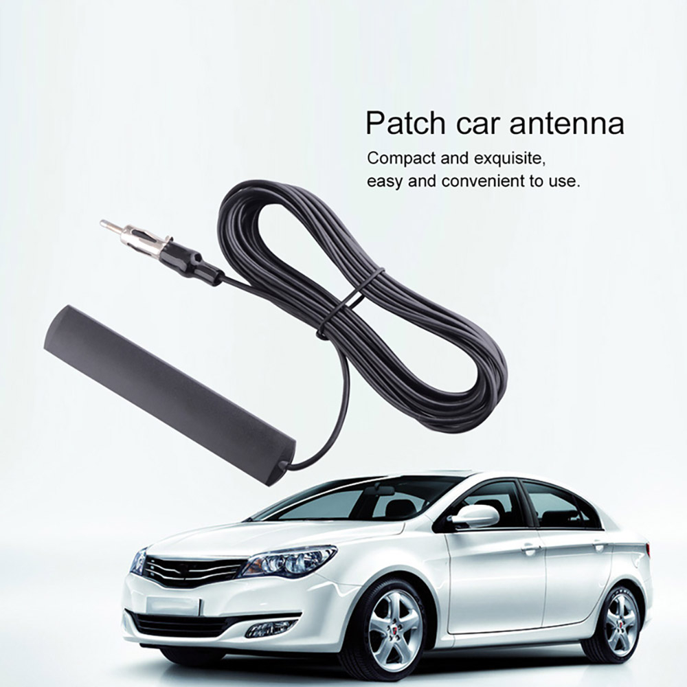 Universal Car Radio Patch Antenna Aerial With 5M Stability Signal Cable ANT-309 80 - 120MHz
