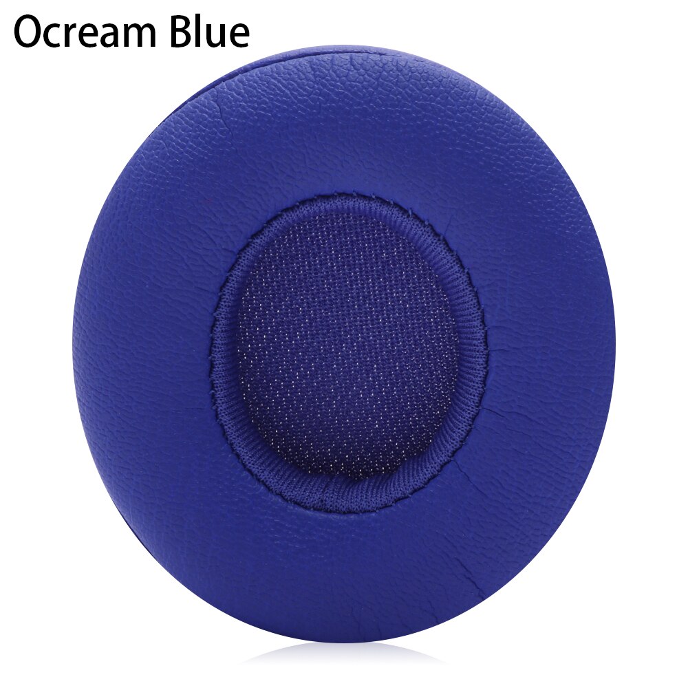 Voor Beats Solo 3 2 Draadloze Oorbeschermers Hoofdtelefoon Accessoires Ultra-Zachte Spons Oordopjes Oordopjes Vervanging Oorkussens Kussen: ocream blue