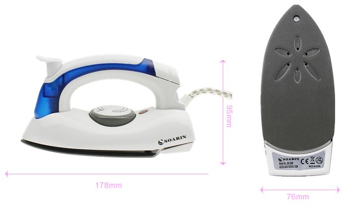 trade foldable travel steam electric iron household iron 700W Euro plug