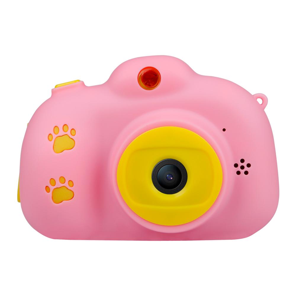 18MP HD Dzieci aparat cyfrowy wielofunkcyjna mini kamera HD zdjęcie wideo aparat fotograficzny z kartą 32G 2.4 cali ekran zabawki dla dzieci: różowy z 32G Card