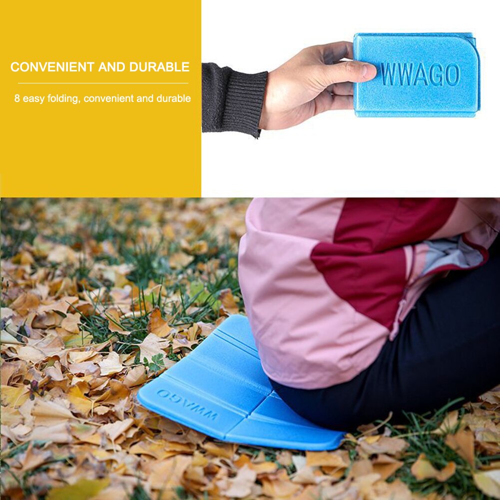 Esterilla plegable para acampar en la playa, esteras de pícnic pequeñas y portátiles, almohadilla impermeable a prueba de humedad, cojín plegable XPE para exteriores