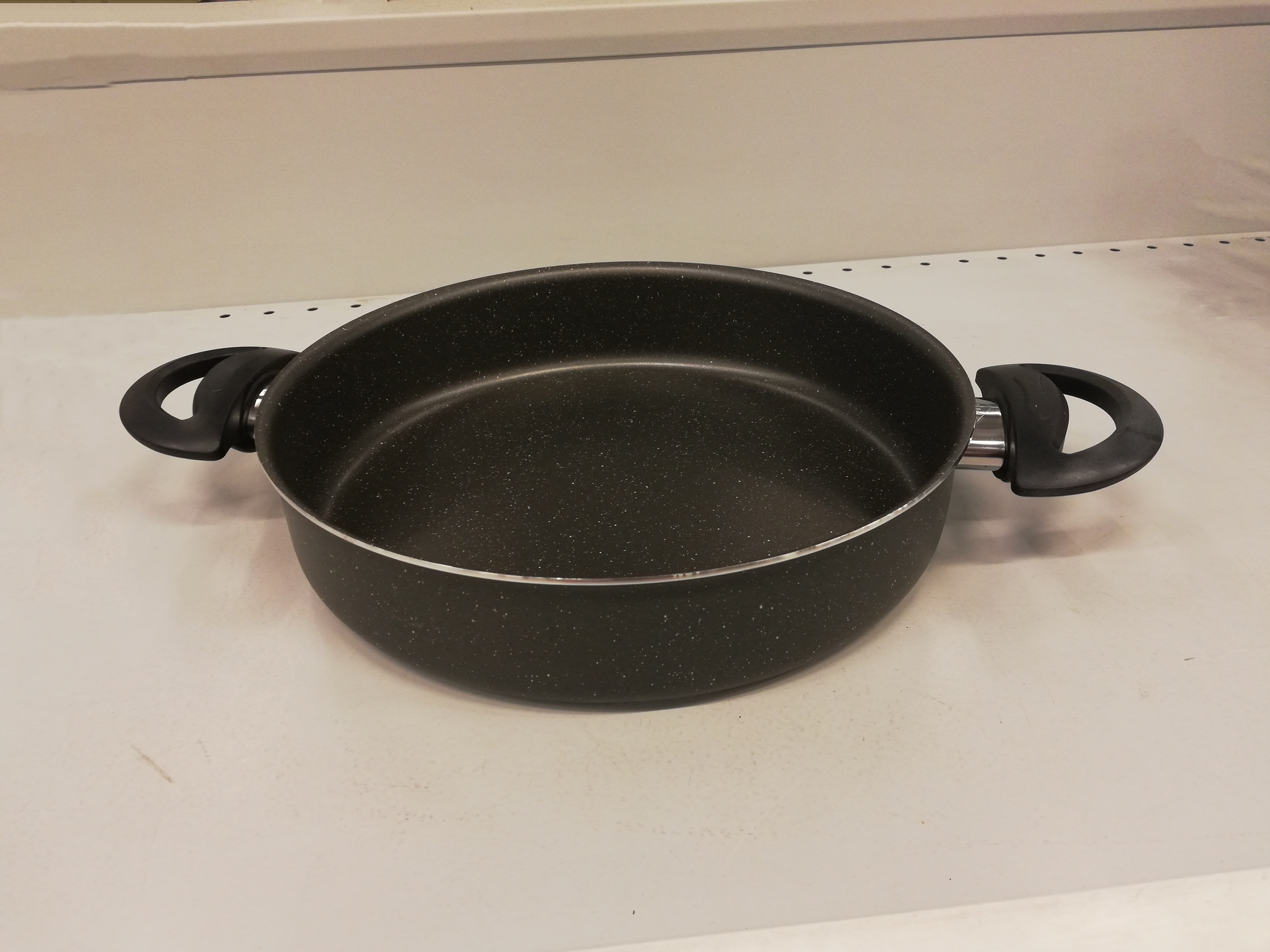 24 cm non-stick pot granite coating cooking pot with glass lid Pasta pot, casserole, lightweight Deep Fry Pan with & Glass Li