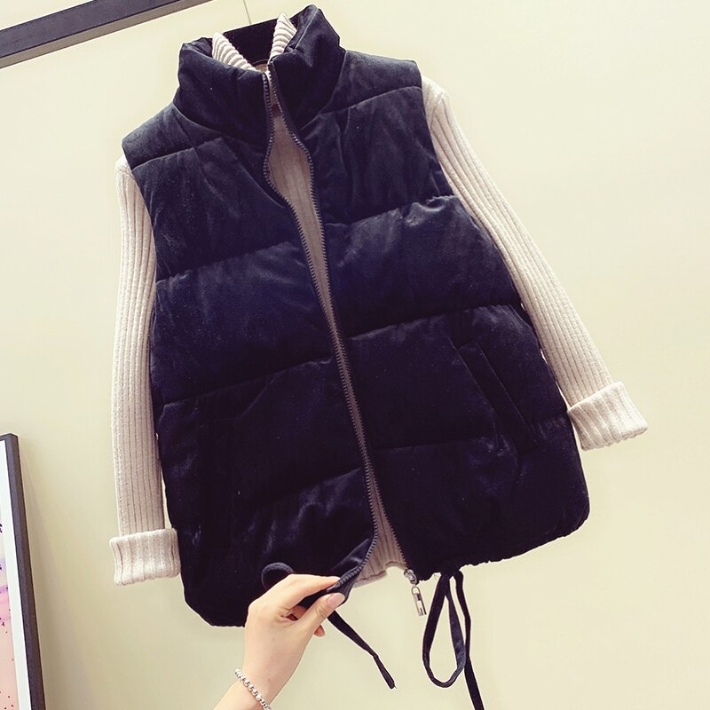 autumn winter women&#39;s casual female nice warm Vest Outerwear MP3302