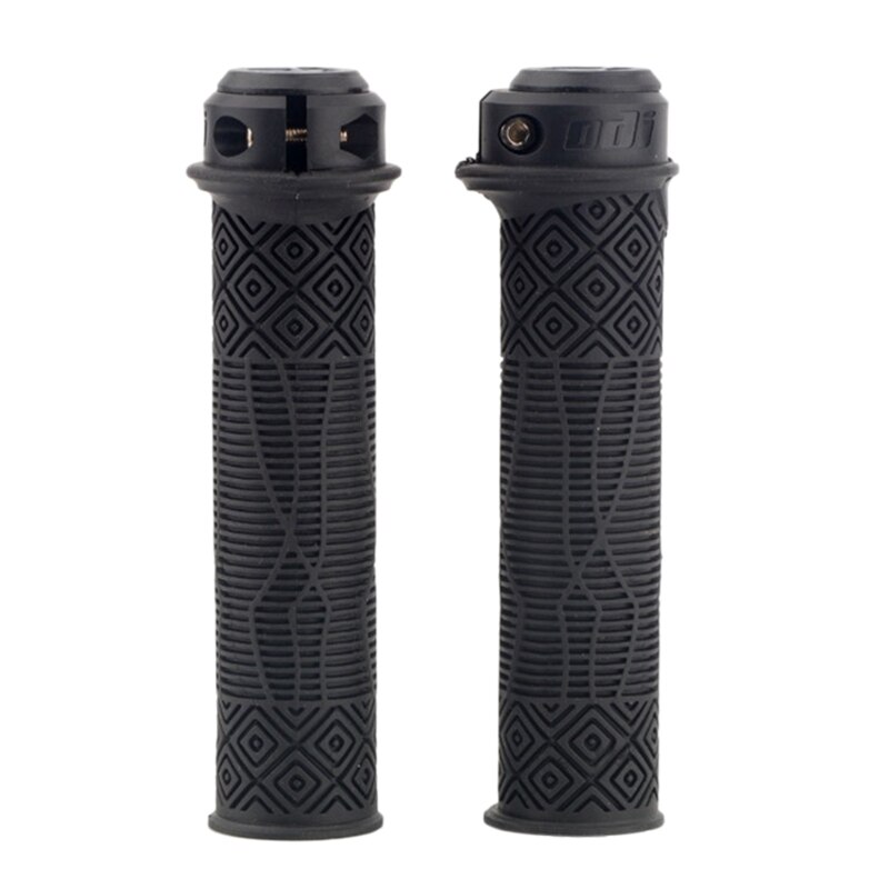 ODI – poignées de guidon vtt en Gel de silice, antidérapantes, absorbe les chocs, souples, accessoires de cyclisme: Black