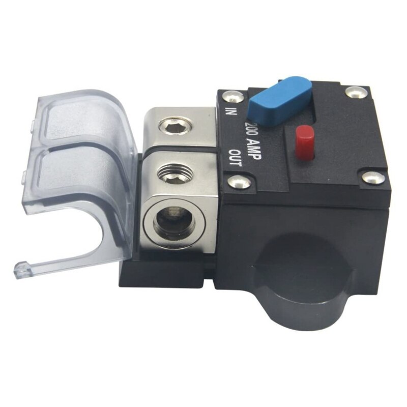 12-24 Volt DC 200A Circuit Breaker Trolling Motor Auto Car Marine Stereo o Inline Fuse Holders Inverter