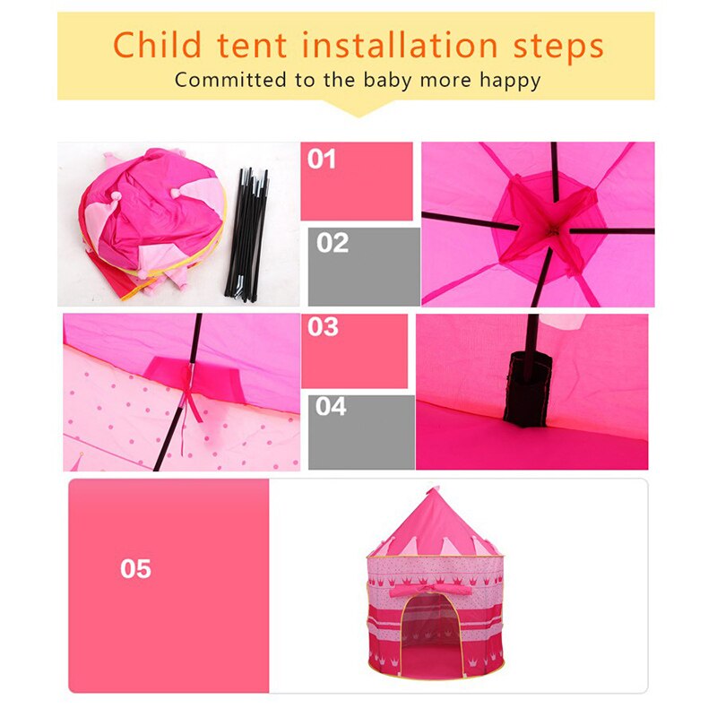 Kinderen Binnenkant Huis Spel Tenten Ster Patroon Schieten Basketbal Mand Oceaan Ballenbad Kids Buiten Huis Speelgoed