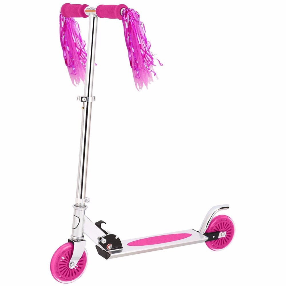 Puños de decoración para manillar de bicicleta, flecos de PE, triciclo, patinete, para niñas, 1 par