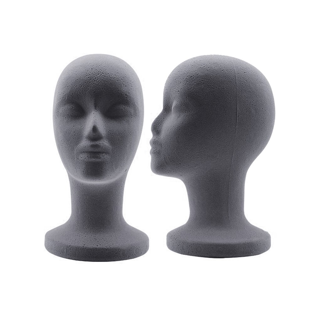 Schaumstoff Puppenkopf Für Hüte & Perücken – Display-Stand, 27 Cm Hoch, Kopfumfang 53 Cm
