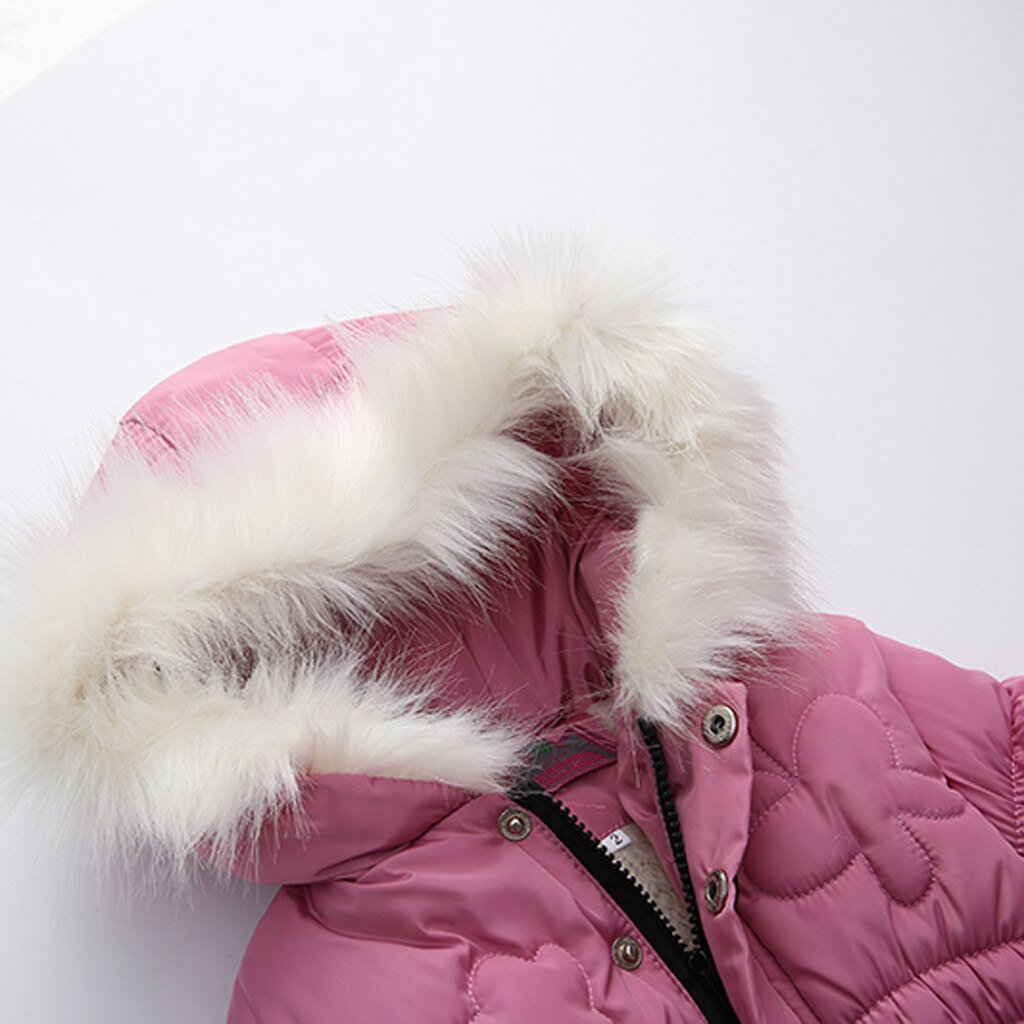 Abrigos de invierno para niños y niñas, chaqueta con cremallera sólido grueso, calentador de nieve, prendas de vestir con capucha, prendas infantiles, novedad de