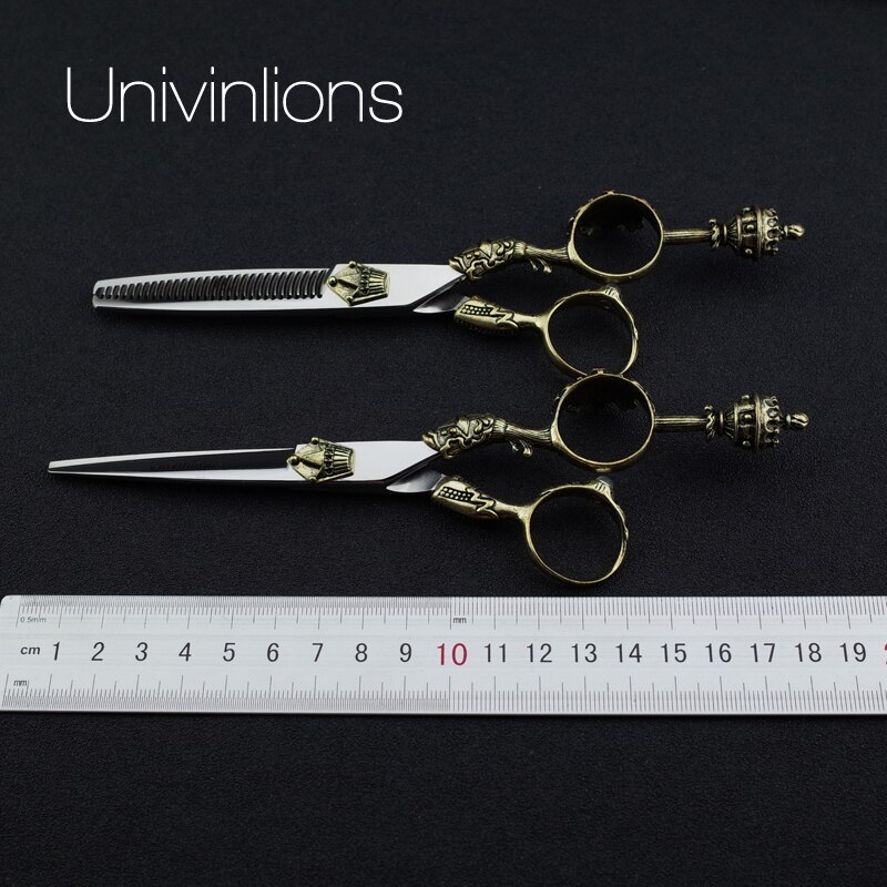 6" king style hair scissors hairdressing scissors cutting hair clipper haircut kit coiffure scisors japan hair cuts