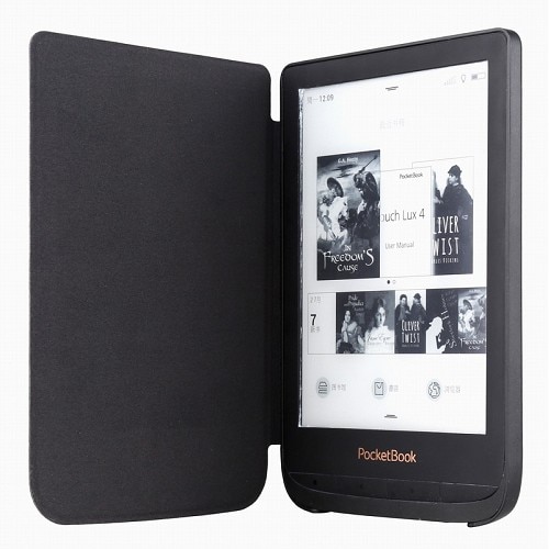 Gligle Ultra slim leather case cover for Pocketbook Touch lux 4 627 HD3 632 Basic2 616 Ereader protective shell+screen film