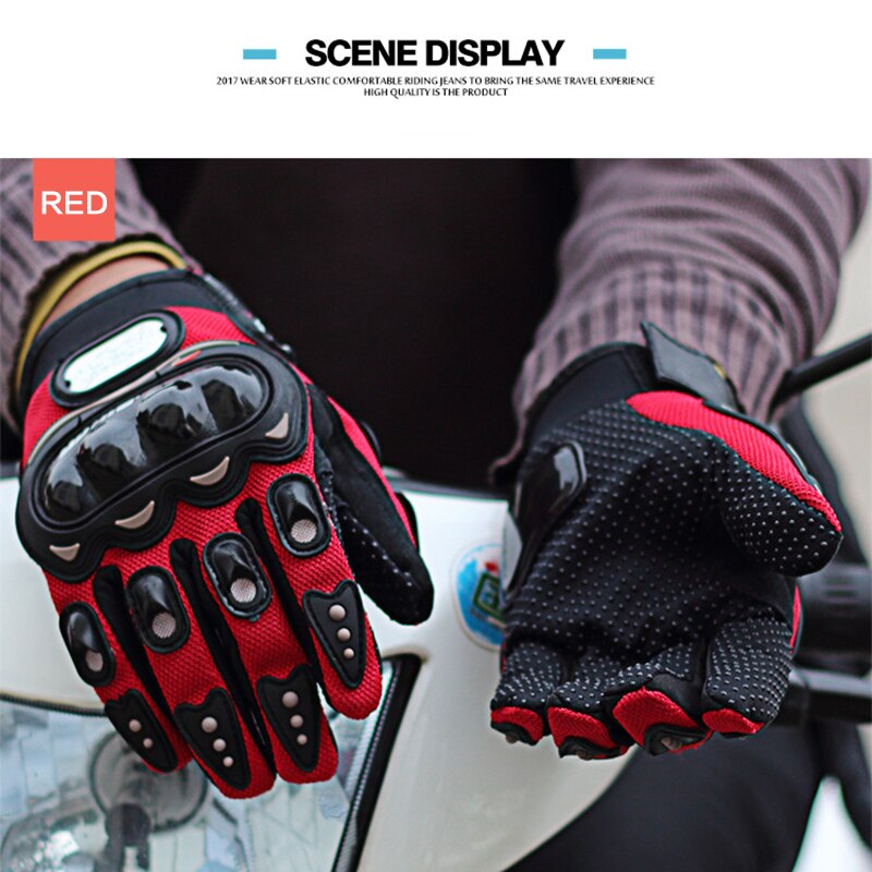 Pro-Biker Echt Motorhandschoenen Biker Handschoenen Moto Motorcross Fiets Waterdicht Schokbestendig Handschoenen