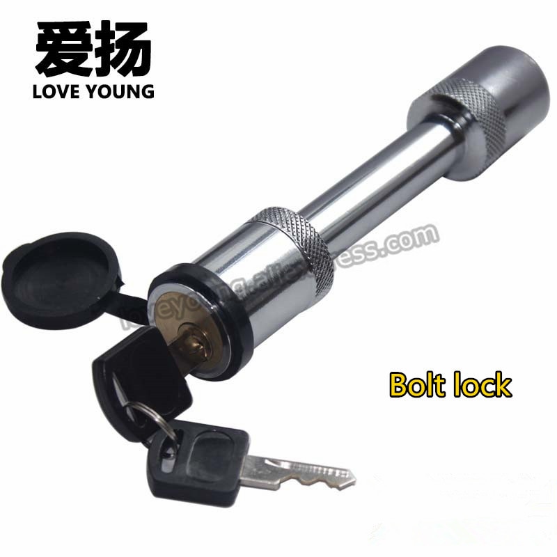 Trailer Hitch Receiver Lock for fixed towing square tube/Tow Bar Pin Lock for Trailer Bar Plug