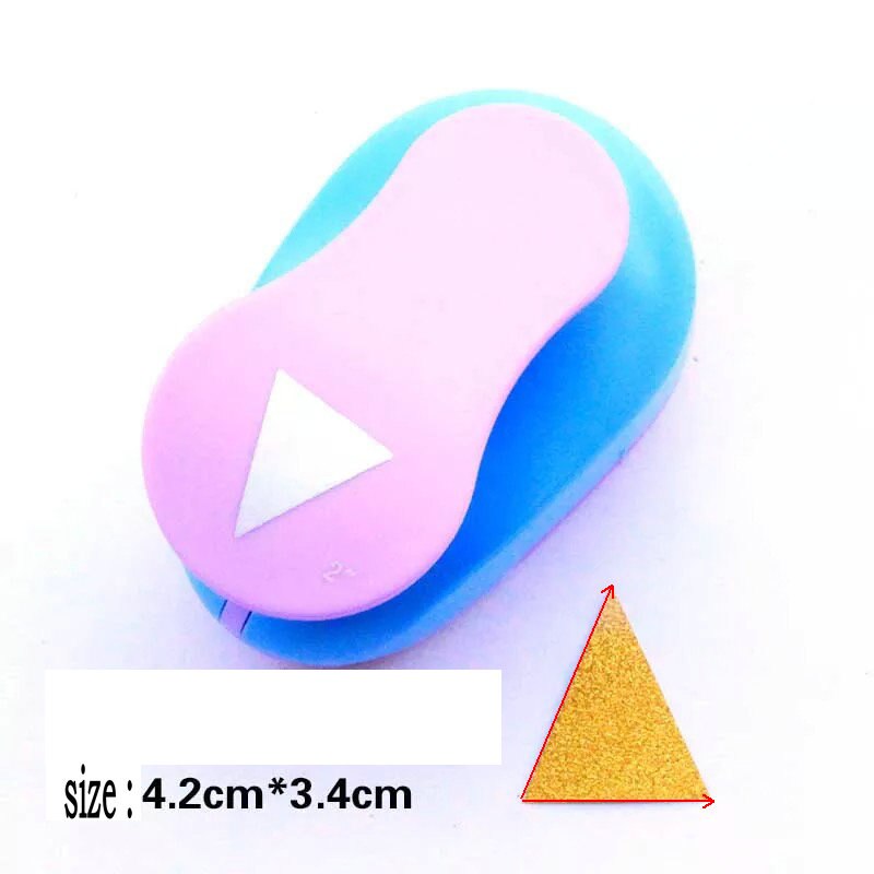 Poinçon en mousse en forme de triangle, 1.3 cm-6.2 cm: MULTI