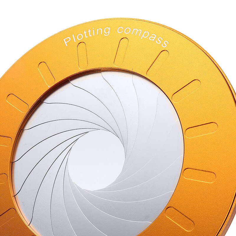 Round Stainless Steel Compass Circle Drawing Tool Adjustable Size Circle Drawing Tools for Math Measuring Ruler