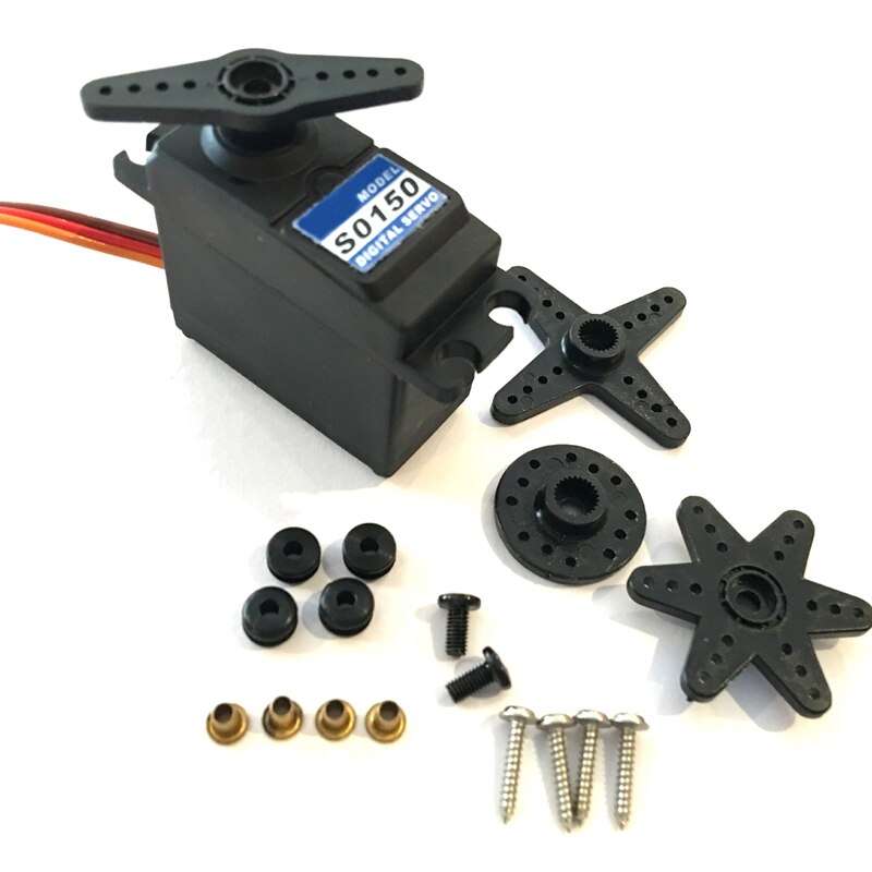 Engrenage en métal Servo S0150D de moteur sans noyau de couple élevé de 15Kg pour la voiture de Robot de Rc