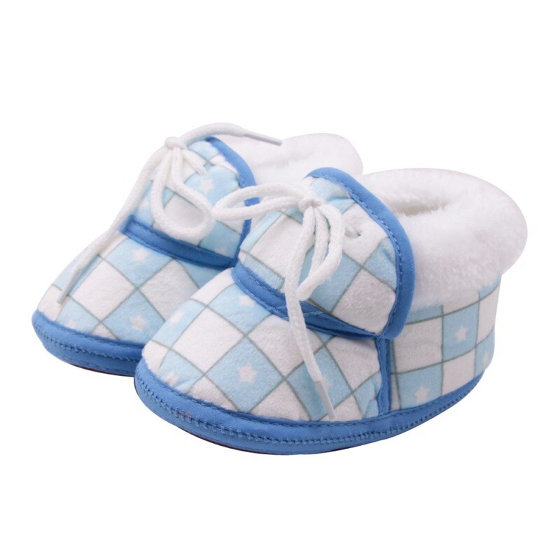 5 Styles mignon bébé chaussures printemps hiver doux bébé rétro impression chaussures coton rembourré infantile bébé garçons filles Bootie