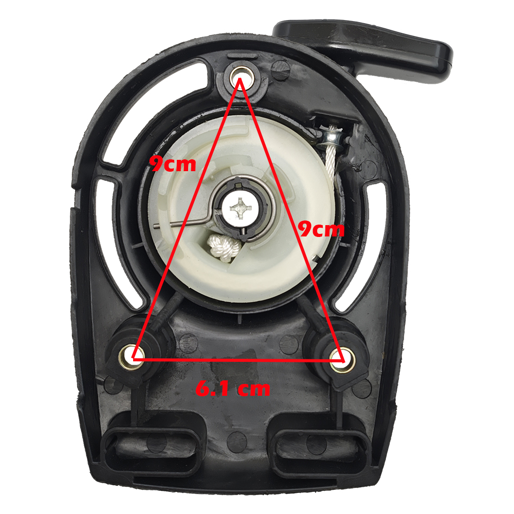 Universal Recoil Starter Pull Start Assembly for GX35 140 38CC 37.7CC Brush Cutter Lawn Mower Grass Trimmer Starter: Brown
