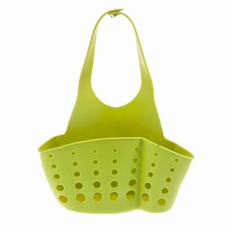 Cesta colgante de cocina, cestas de almacenamiento colgantes, estante de drenaje de esponja de jabón para baño ajustable, recipiente de cocina para escurrir