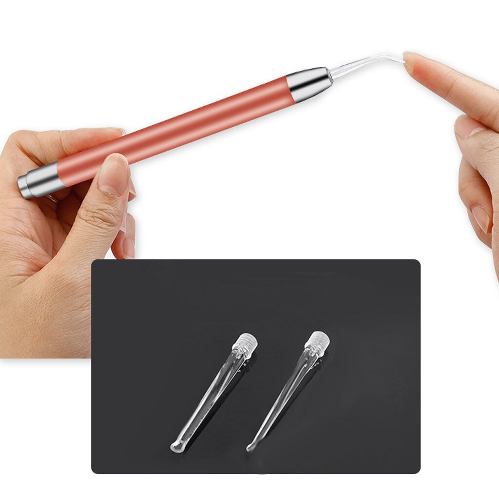 Ear Spoon Ear Wax Cleaner Removal Flashlight Earpick Ear Cleaning Earwax Remover Luminous Ear Curette Lighted Ears Tweezers 1031