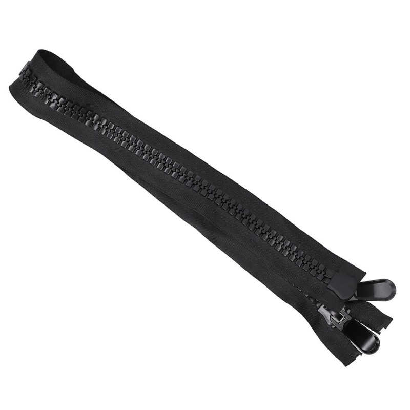 Tienda de campaña con cremallera grande de plástico para acampada, tienda de campaña para senderismo, con tirador de extremo abierto, con cremalleras para accesorios de costura DIY: 77CM