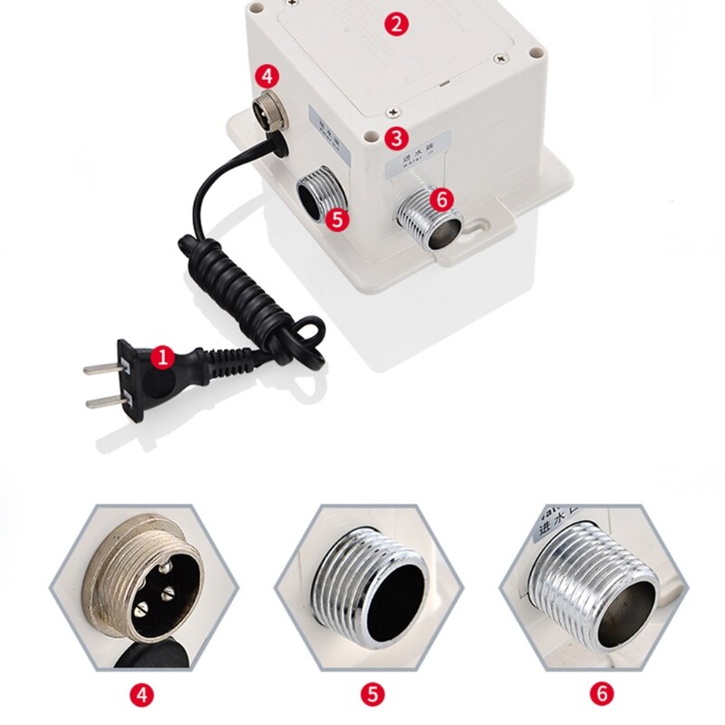 Induction Faucet Controller Basin and Cold Mixer Sensor AC DC Control Box N58C